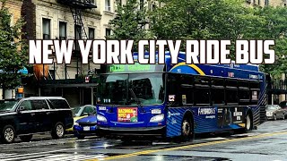 New York City Ride Shuttle BUS In Brooklyn [upl. by Llerraj]