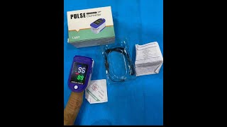 PULSE OXIMETER FINGERTIP LK87 [upl. by Nedlog702]