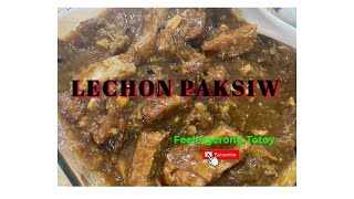 lechon paksiw with recipe  LECHON PAKSIW na may MANG TOMAS  feelingerong TOTOY [upl. by Niajneb]