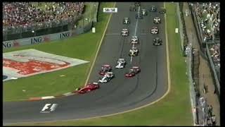 Albert Park 2007 GP Startti ja ensimmäinen kierros MTV3 [upl. by Uel]