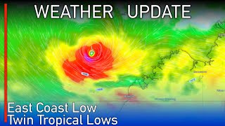 Queensland is Forecast to be Lashed by Intense Rainfall This Evening And a Cyclone Expected to Form [upl. by Dare]