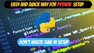 Easy Steps to Setup Python with VScode  Get started in python [upl. by Nivrehs]