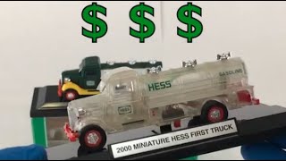 Hess Truck MINI FIRST Clear AND NYSE Chrome  Silver [upl. by Anuska271]