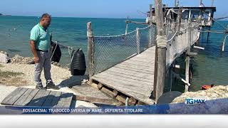 Fossacesia Trabocco sversa in mare deferita titolare [upl. by Ecikram]