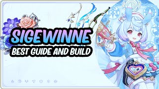 Sigewinne Build Guide  Artifacts Main Stats Sub Stats and Weapons Genshin Impact 47 [upl. by Nnagrom]