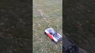 Arrma Senton v4 on 4s  lunch bash [upl. by Annadiane]