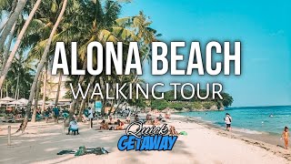 ALONA BEACH Walking Tour 2024  Panglao Island Bohol [upl. by Lotte]