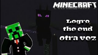 Como revivir al dragón en 🔥MINECRAFT🔥logro the end otra vez [upl. by Yuk981]