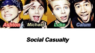 5SOS  Social Casualty Color Coded Lyrics [upl. by Ahsenac]