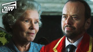 The Queen Meets the Royal Servants  The Crown Imelda Staunton Andrew Havill [upl. by Doownyl]