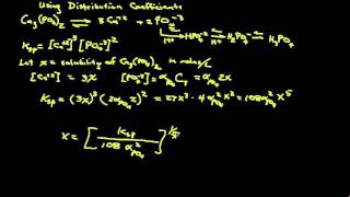 Solubility of inorganic Calcium Phosphate Calculation [upl. by Ardnait]