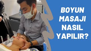 Boyun ve Omuz Masajı Nasıl Yapılır Klasik Masaj Derin doku  Kerem Örsan [upl. by Adnirol949]