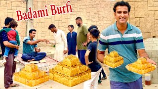 Aaj Badami Burfi bna k Distribute kiBurfi Recipe [upl. by Nibroc887]