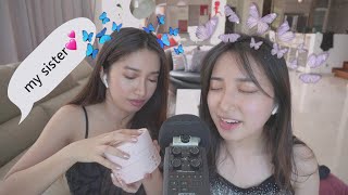 ASMR Guess the Trigger✨🧚🏻 ft my lovely sister [upl. by Penman]