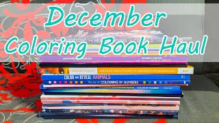 December Coloring Book Haul  2023 [upl. by Stclair]