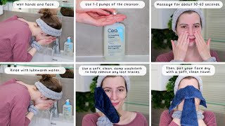 How to use CeraVe SA Smoothing Cleanser [upl. by Mario]