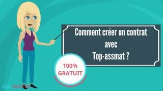 Créer un contrat gratuitement avec topassmat [upl. by Trout]