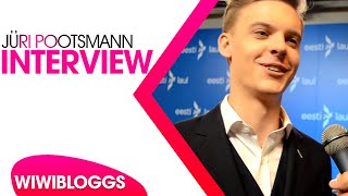 Jüri Pootsmann quotPlayquot  Eesti Laul 2016 Interview  wiwibloggs [upl. by Ecyarg817]