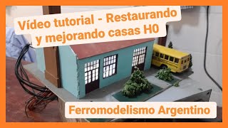 ✅⚠️💥Ferromodelismo Argentino  Minitutorial  Guía para construir o mejorar casas  ESCALA H0💥⚠️✅ [upl. by Leahcimnhoj711]