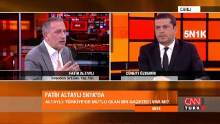 Cüneyt Özdemirden Fatih Altaylıya istifa sorusu 5N1K [upl. by Annelg418]