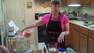 Chef Val teaches how to make Vegan Ranch Dressing and Croutons [upl. by Ancel272]