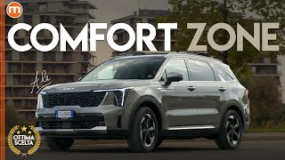 Kia Sorento HEV  La prova del SUV ibrido che fa tornare i conti fra diesel e plugin [upl. by Neelyak]