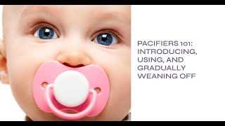 Pacifiers 101 Introducing Using and Gradually Weaning Off [upl. by Ettedualc286]