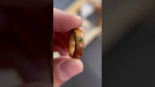 Before amp After How did we do jewelry handmadejewelry woodworking woodenjewelry [upl. by Philomena]