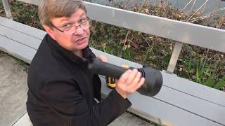 BLF GT flashlightspotlight the Budget Light forum Giga Thrower field test [upl. by Arrotal354]