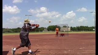 SOFTBALL BATTING  BASE HITS [upl. by Hermine670]