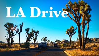 Los Angeles Drive 4k Beautiful National Park  Joshua Tree [upl. by Laurin]