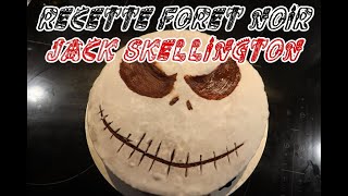 Recette forêt noir dHalloween Jack Skellington lifeofbt1983 [upl. by Arahs417]