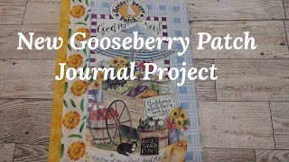 New Gooseberry Patch Cookbook Journal Add Trim and Embellishments to the Front amp Back Cover [upl. by Namaj533]