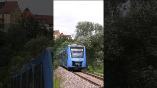 iLINT der der Wasserstoffzug trainspotting train railway wasserstoff germany [upl. by Ynor]