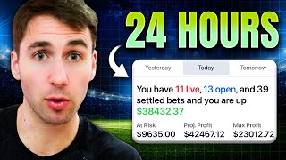 38000 PROFIT in 24 HOURS Sports Betting Strategy StepbyStep Tutorial [upl. by Barrett]