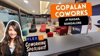 Inspiring Coworking Spaces Gopalan Coworks JP Nagar [upl. by Leissam]