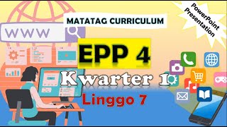 EPP Q1 Week 7 MATATAG PowerPoint Presentation matatagcurriculum matatag grade4 [upl. by Nodal]