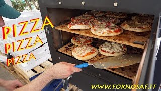 Pizza  Forno a legna SAF  Wood oven SAF [upl. by Ahsieit163]