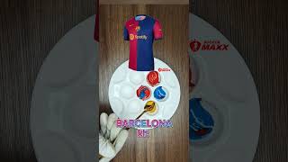 paint mixing of BARCELONA kit❤️💙barcelonaspainasmrsatisfyingsatisfyingcolormixingrelaxing [upl. by Darach]