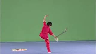 IWUF  Wushu  Taolu  Elementary  Daoshu  32 Form  Broad Sword  Sub Junior  Group C [upl. by Errecart]