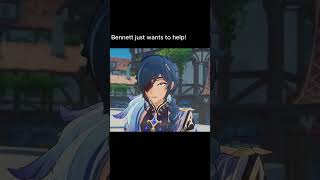 Bennett just wants to help  Genshin impact Animation [upl. by Luar]