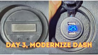 Part 3 Transforming Dash Clock to USB Charger restoring Suzuki Samurai Jimny Sierra SJ413 [upl. by Vi]