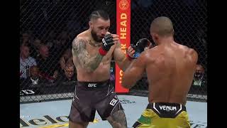 Edson Barboza vs Shane Burgos UFC 262 quotbarbozas right handquot [upl. by Perron]