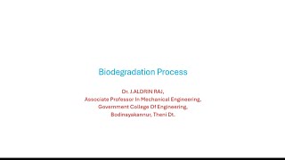 Biodegradation Process [upl. by Elene273]