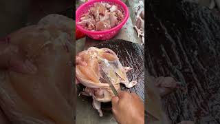 Cara mudah pisah daging ayam shortvideo ayampedaging chicken [upl. by Nnairda]