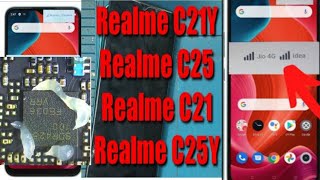 realme c25y no service solutions  realme c21c21yc25c25y network problem solution [upl. by Nodnart484]