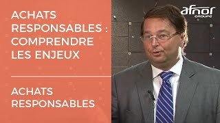 Achats et démarche de responsabilité sociétale avec ISO 26000  Interview [upl. by Esya142]