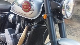 bsa gold star 650 riding feel and bike sound [upl. by Eille353]