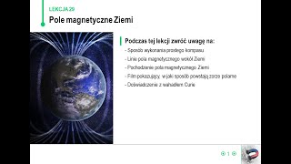 Fizyka  klasa 8  Pole magnetyczne wokół Ziemi [upl. by Prowel366]