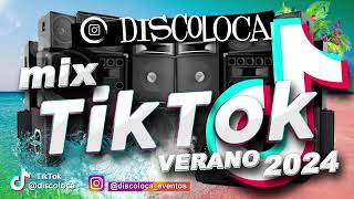 MIX TIKTOK VERANO 2024  DJ DISCOLOCA  éxitos virales  hits bailes  canciones tendencia populares [upl. by Akemed444]